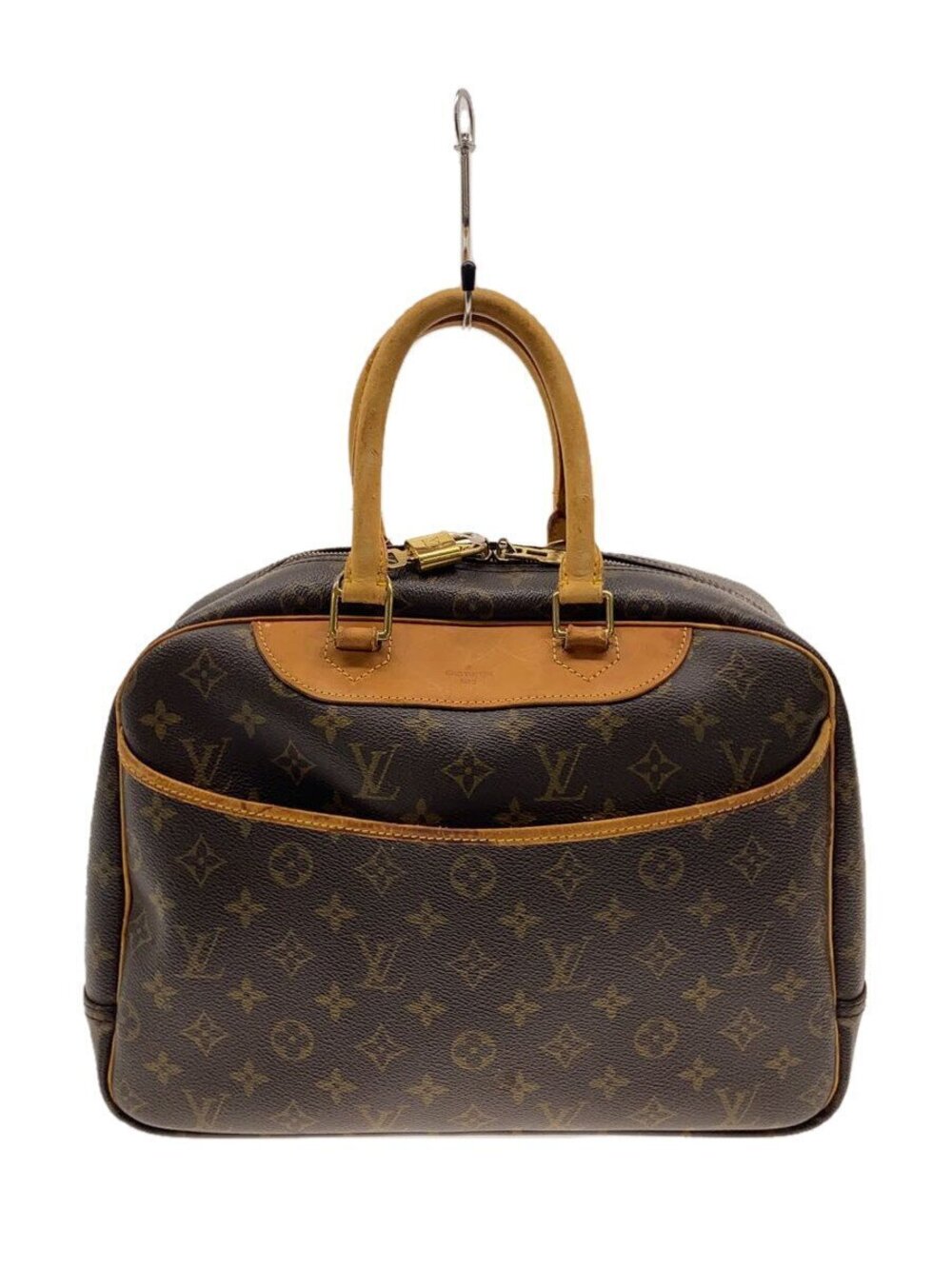 LOUIS VUITTON Bowling Vanity Deauville Monogram Canvas Brown